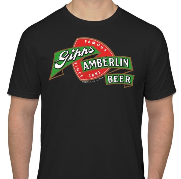 Gipps Amberlin Beer "Famous Since 1881" Vintage T-Shirt
